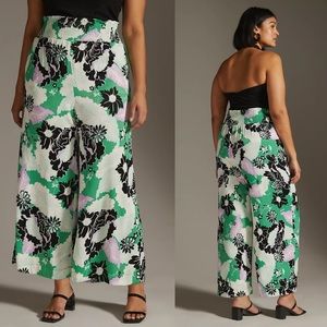Floral Wide-Leg Pants